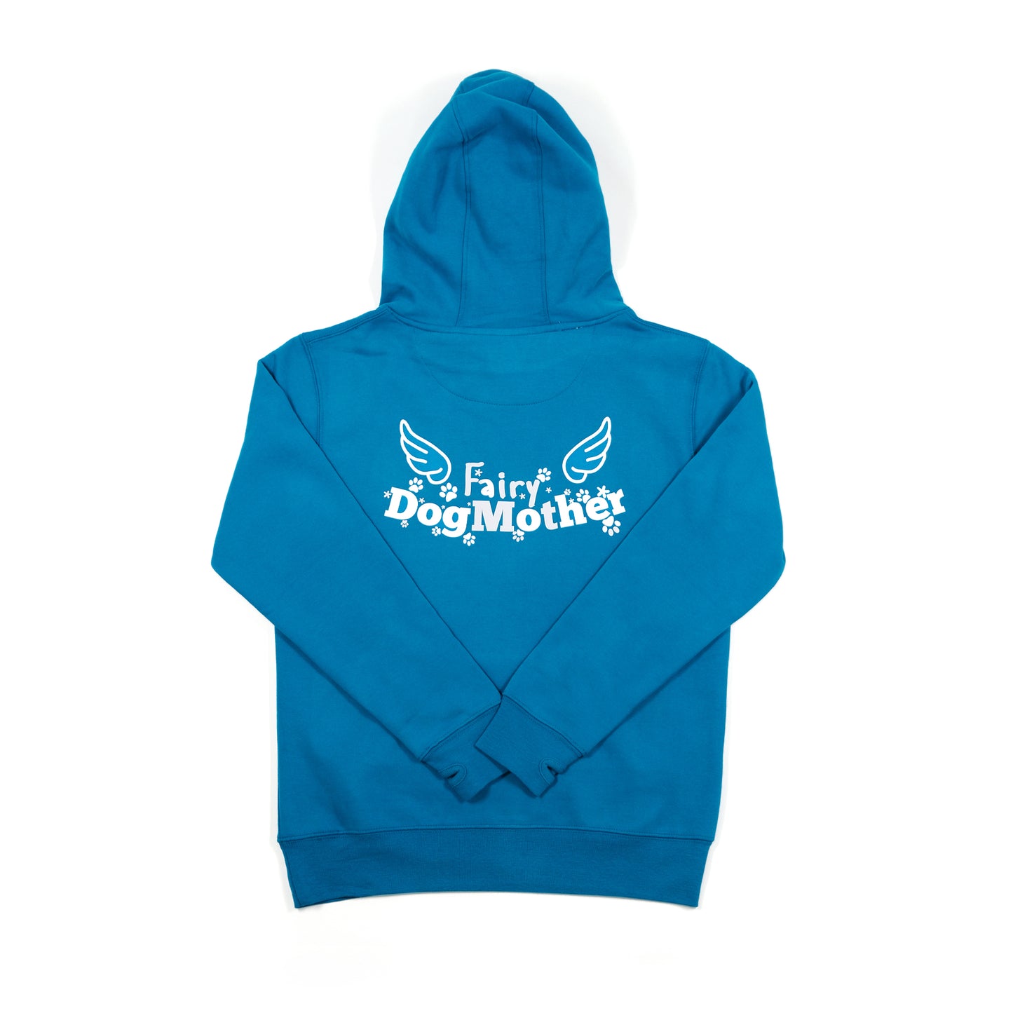 Women's 'Fairy Dogmother' Hoodie - Fairy Wings Print Design On Back