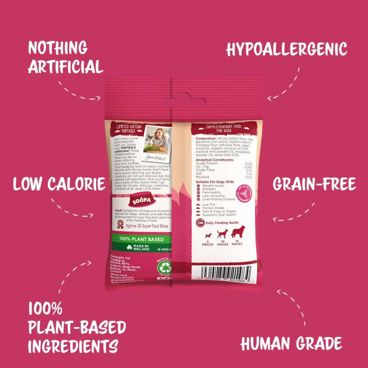 Strawberry Dog-Quiri Healthy Bites – Dog treats
