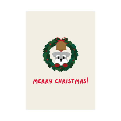 Dog Christmas Cards - Pack of 12 with Cheerful Illustrations