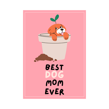 Dog Mum & Dog Dad Cards Pack of 4 Cute Dog Illustrations