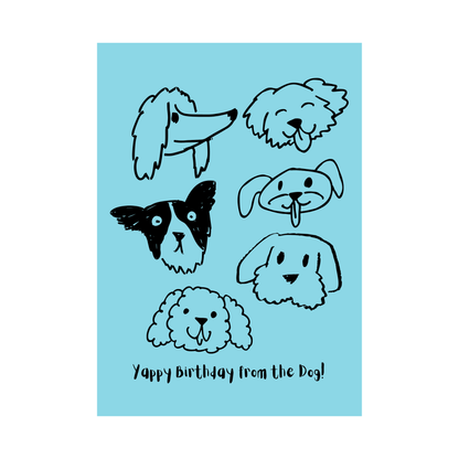 Birthday Cards Pack of 4 Designs for Dog Lovers