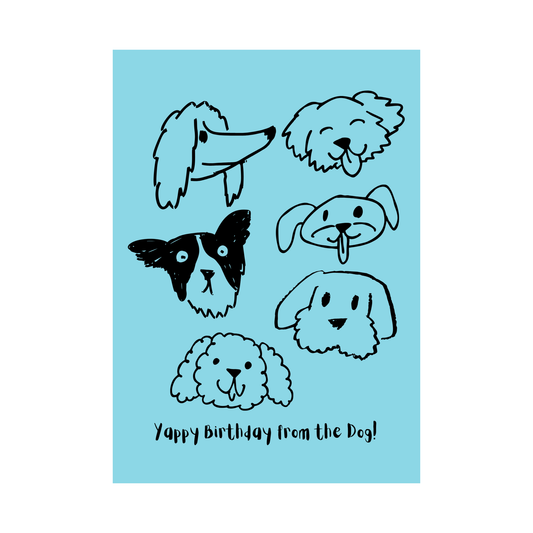 Birthday Cards Pack of 4 Designs for Dog Lovers