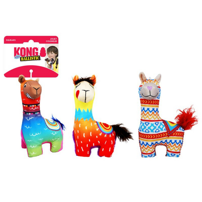 KONG Dog Toy – KONG Ballistic Vibes Llama