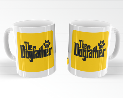 'THE DOGFATHER' Mug - Paw Print Design