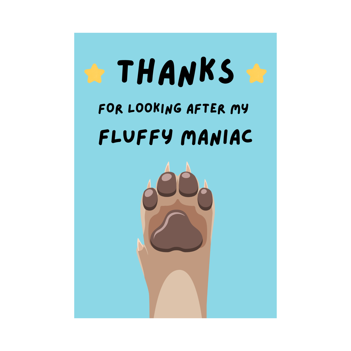 Dog Thank You Cards Pack of 4 Charming Illustrated Designs
