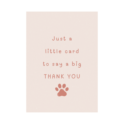 Dog Thank You Cards Pack of 4 Charming Illustrated Designs