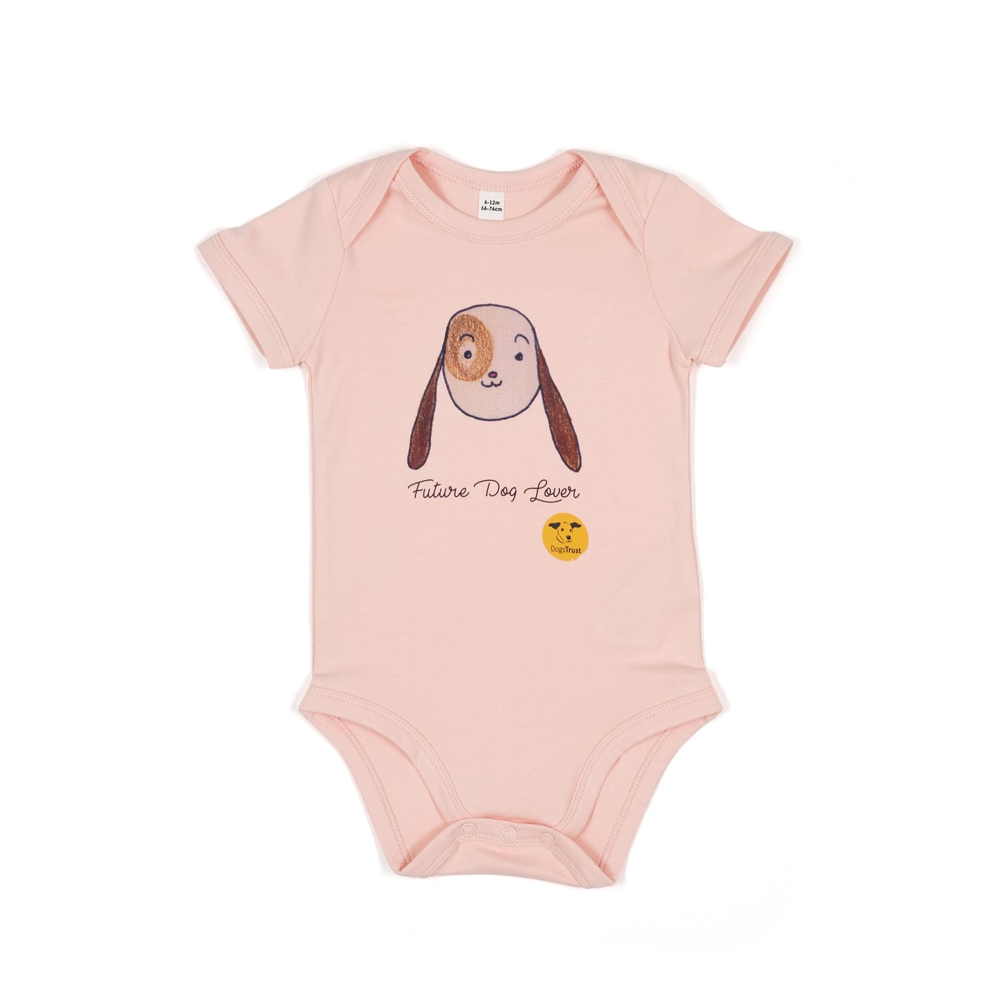 Future Dog Lover' Baby Gro - Cute Dog Face Design