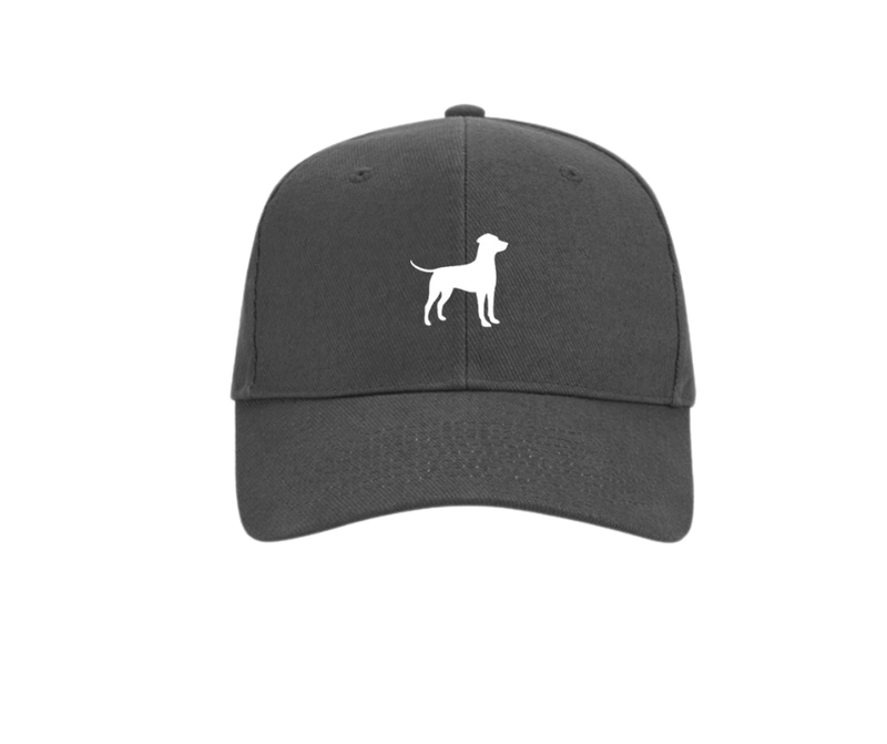 Unisex Dog Lovers Peaked Baseball Cap - Embroidered Dog