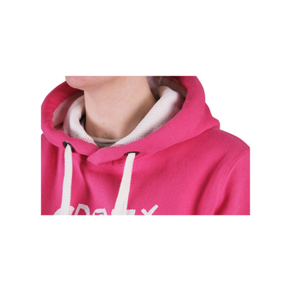 Women's 'Crazy Dog Lady' Hoodie - Printed Slogan with Paw Design