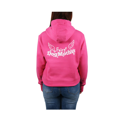 Women's 'Fairy Dogmother' Hoodie - Fairy Wings Print Design On Back