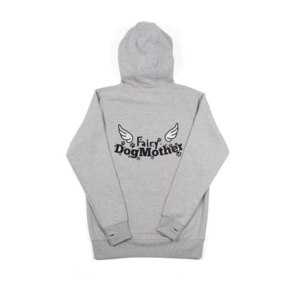 Women's 'Fairy Dogmother' Hoodie - Fairy Wings Print Design On Back