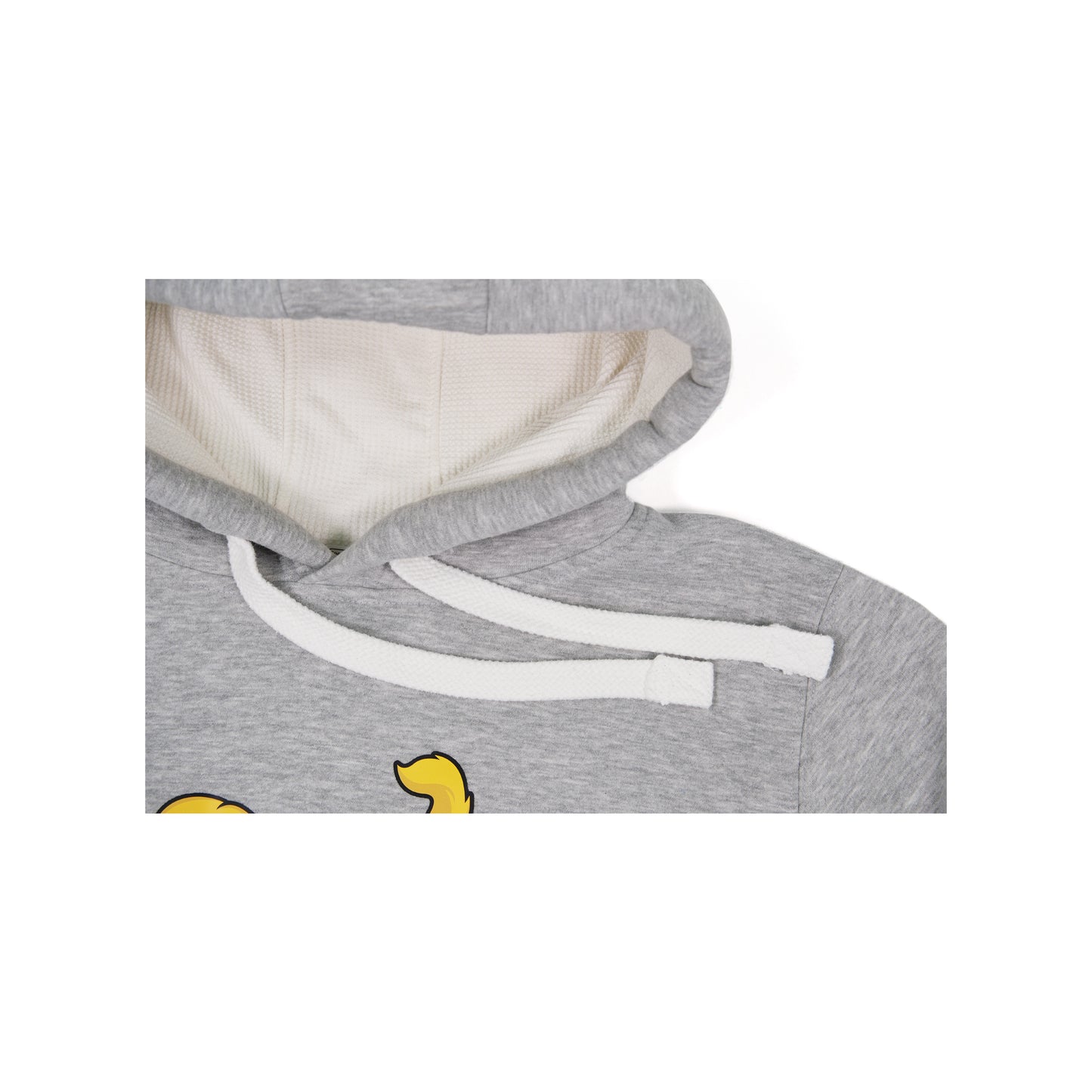 Unisex 'Lazy Dog' Hoodie - Yellow Coloured Dog Print Design