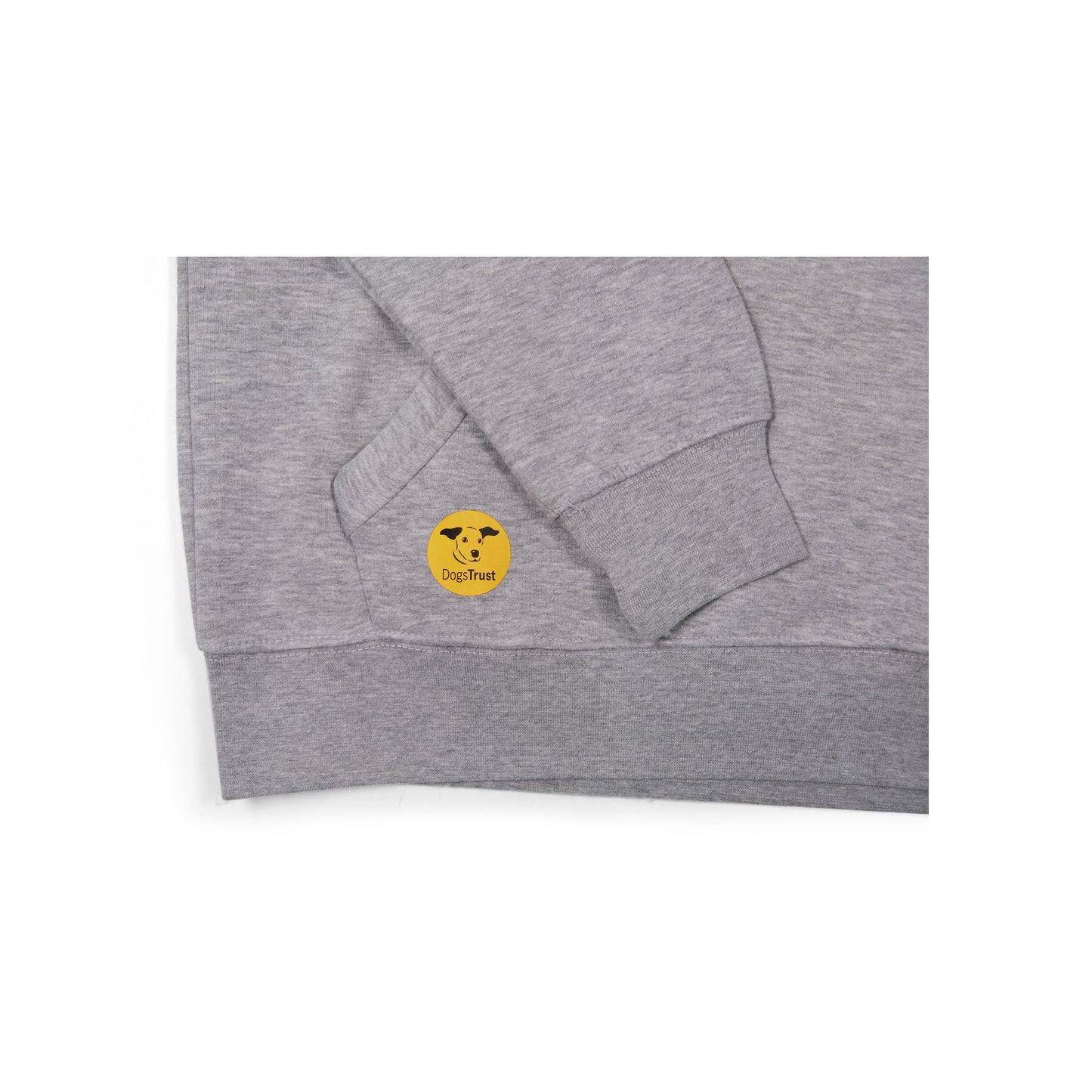 Unisex 'LOVE' Hoodie - Rainbow Dog Paw Print Design