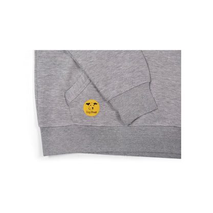 Unisex 'LOVE' Hoodie - Rainbow Dog Paw Print Design