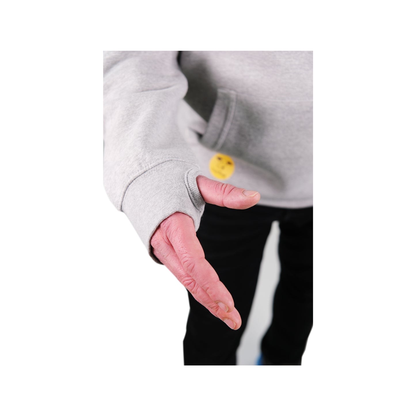 Unisex 'LOVE' Hoodie - Rainbow Dog Paw Print Design
