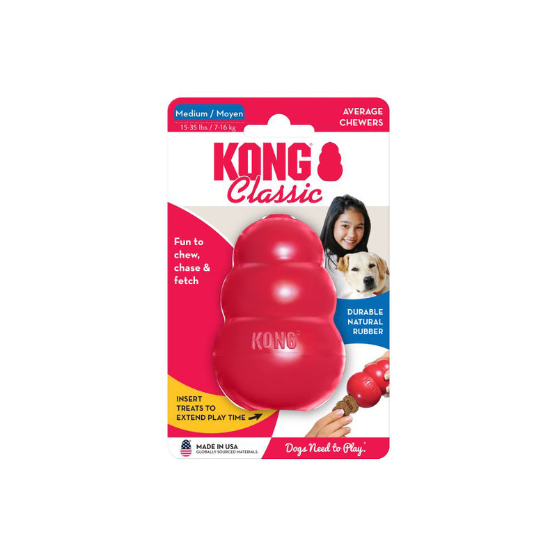 Classic Kong - Dog Toy Made From Natural Rubber