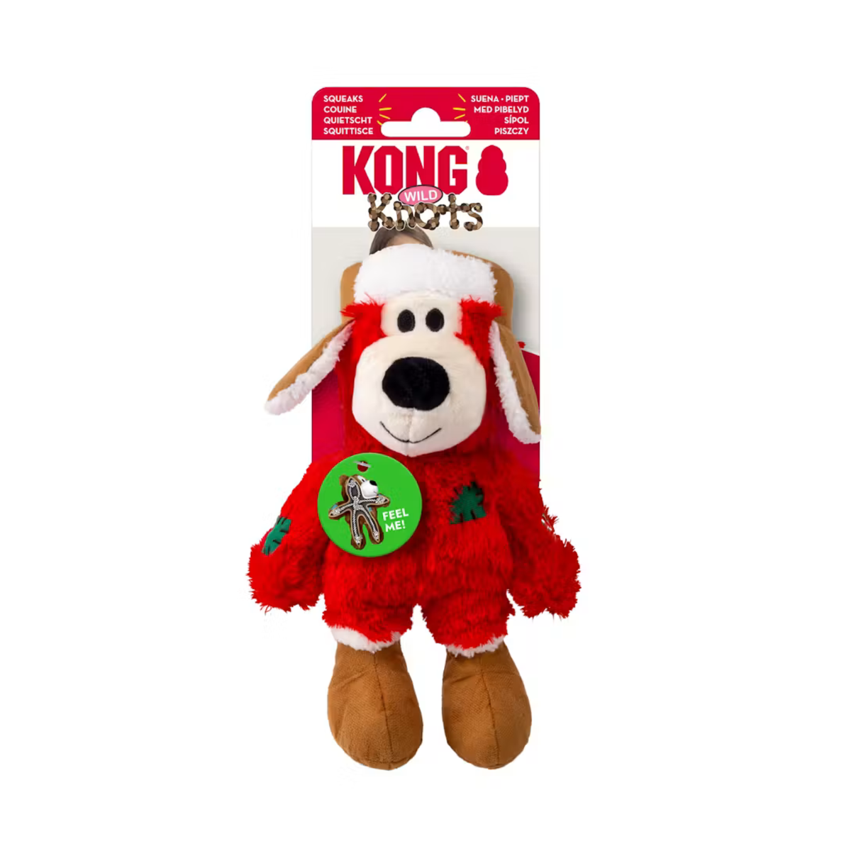 Christmas KONG Dog Toy – Wild Knots Bear