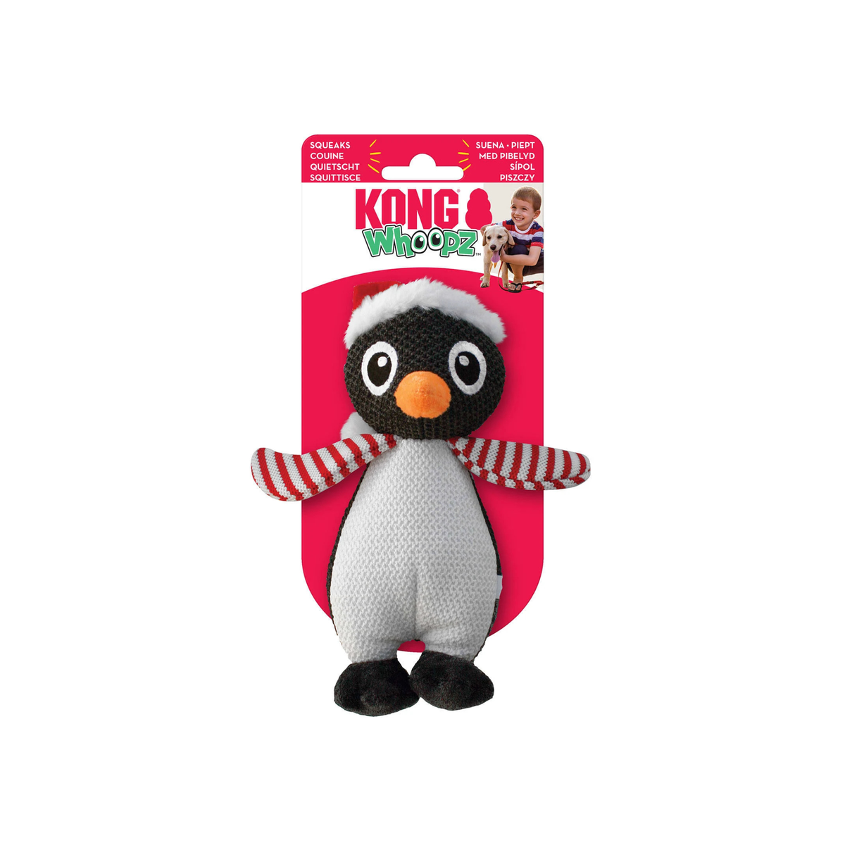 Christmas KONG Dog Toy – Whoopz Penguin