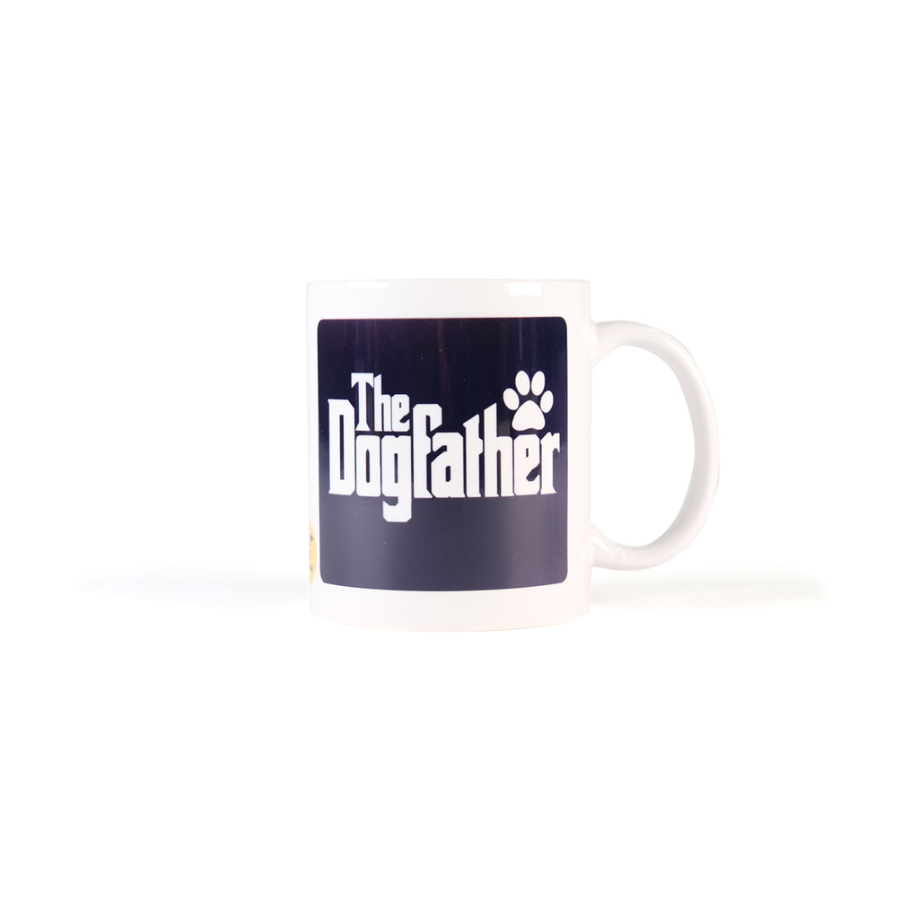 THE DOGFATHER' Mug - Paw Print Design