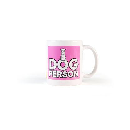 'Dog Person' Mug - Printed Slogan with Cute Dog Design