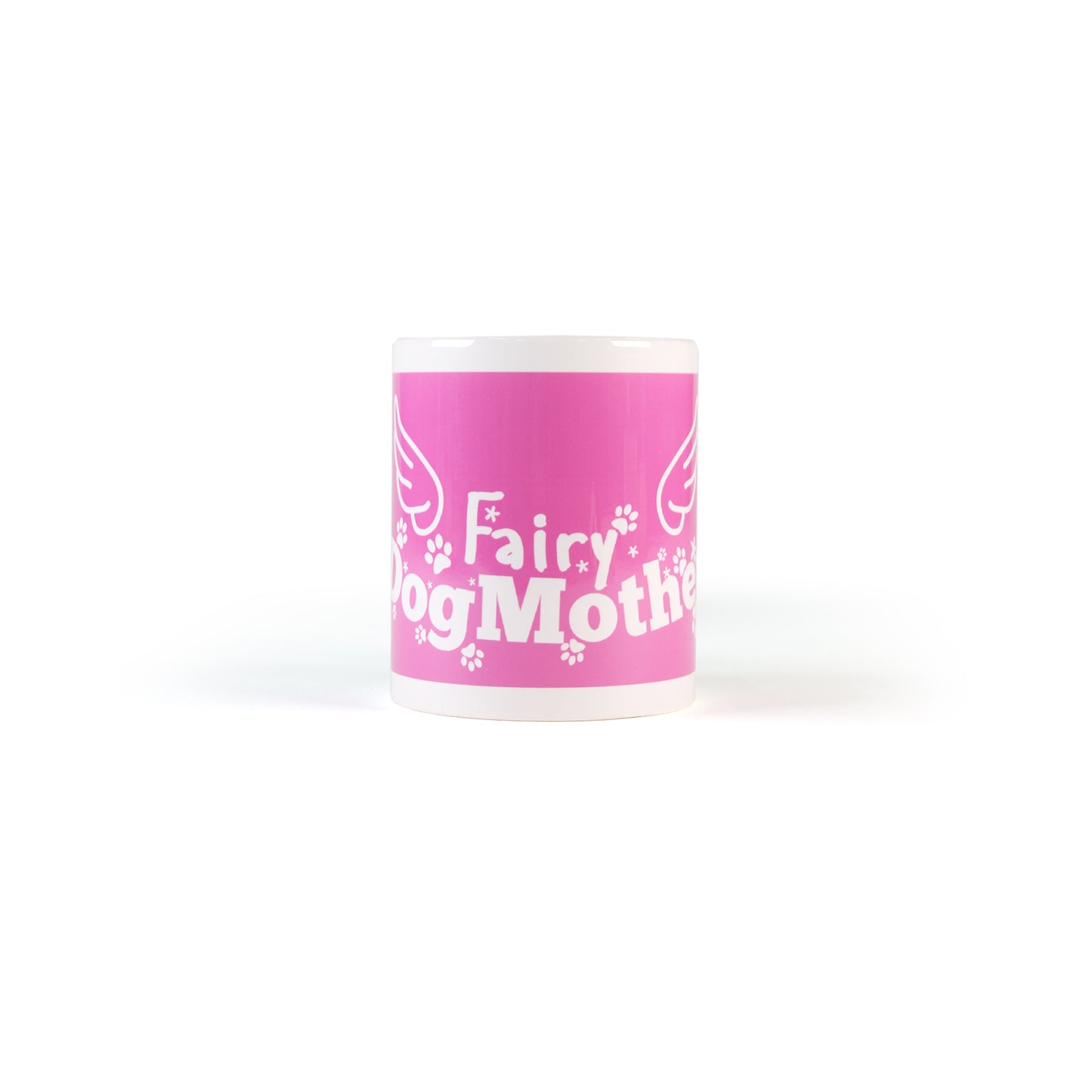 'Fairy Dog Mother' Mug - Fairy Wing Print Design