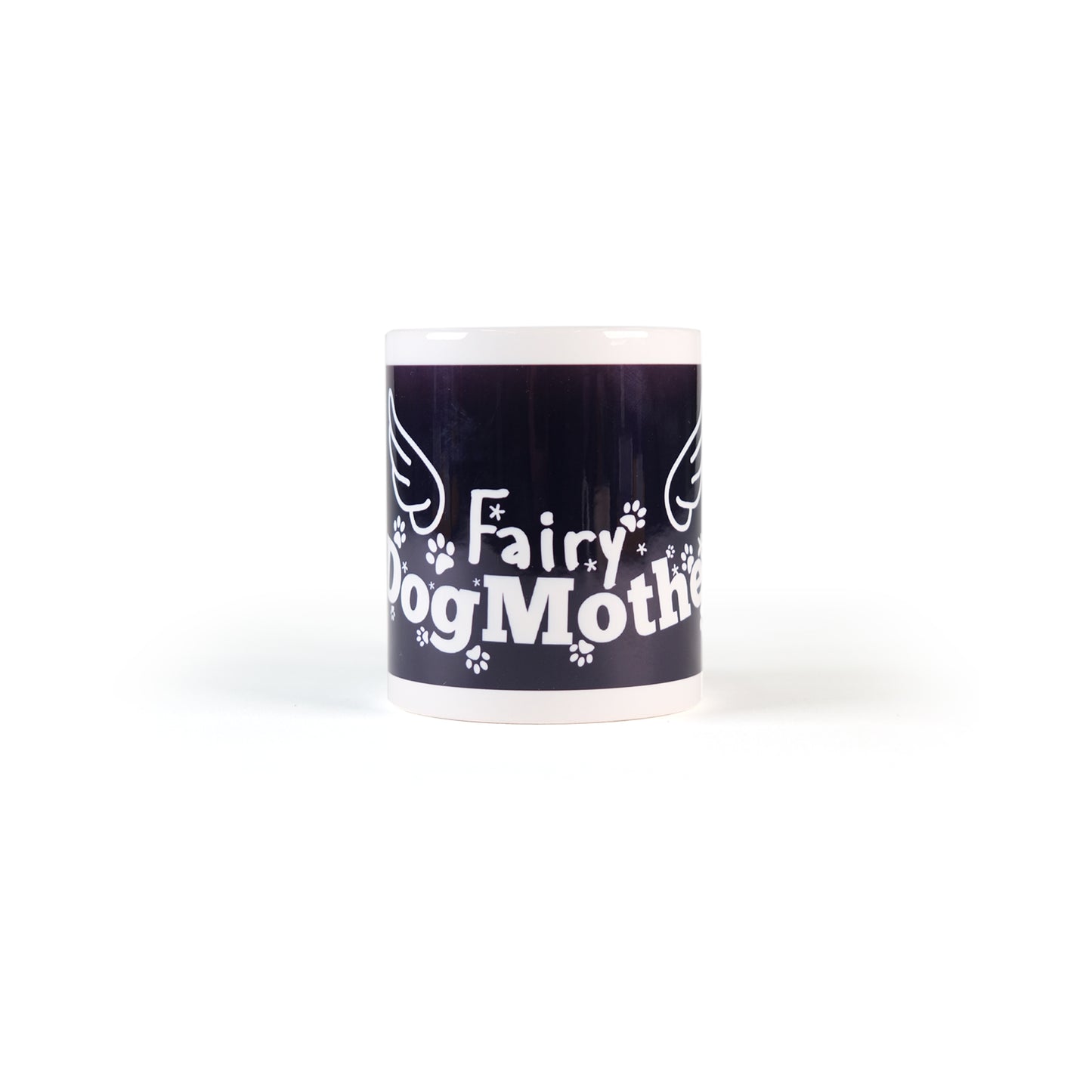 'Fairy Dog Mother' Mug - Fairy Wing Print Design