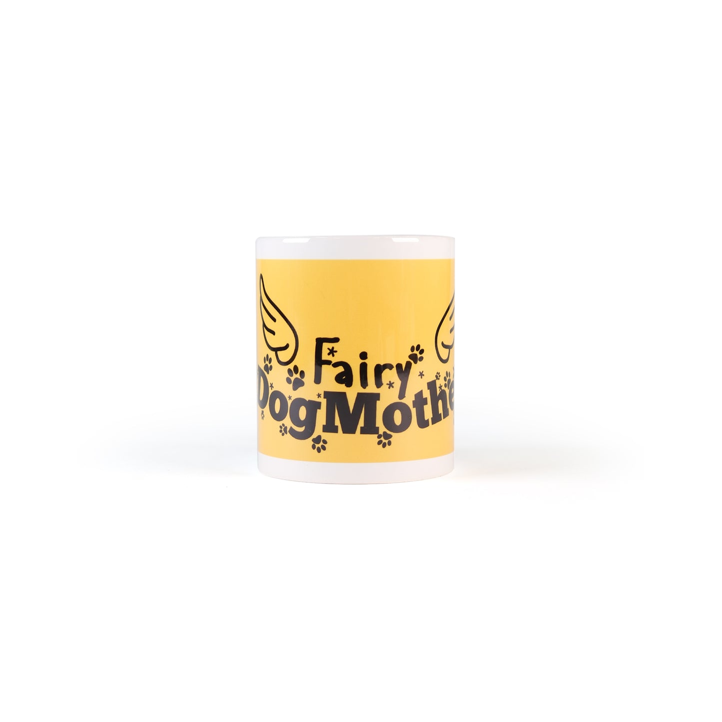 'Fairy Dog Mother' Mug - Fairy Wing Print Design