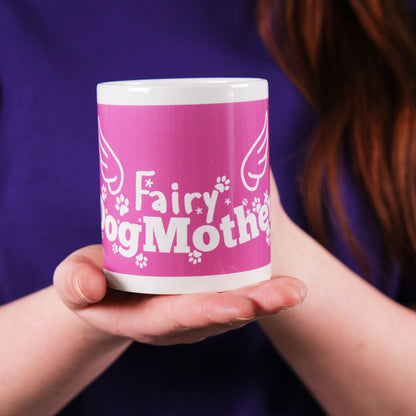 'Fairy Dog Mother' Mug - Fairy Wing Print Design