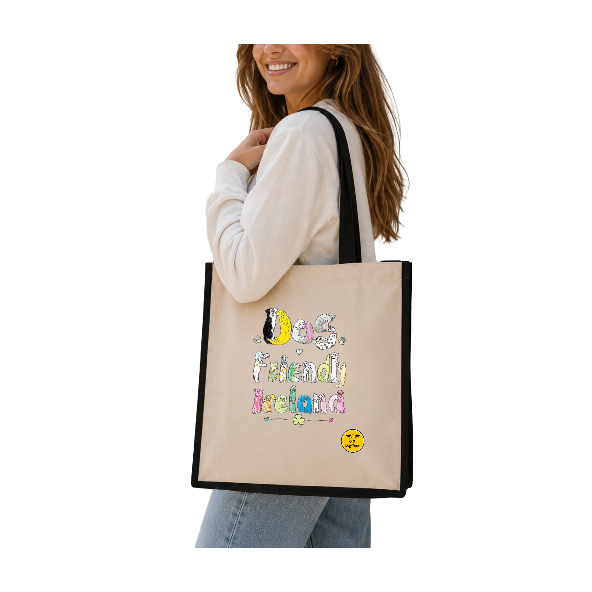 Limited Edition 'Pawsitive Ireland' Tote Bag