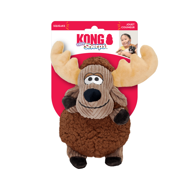 KONG Dog Toy - Kong Sherps Floofs Moose