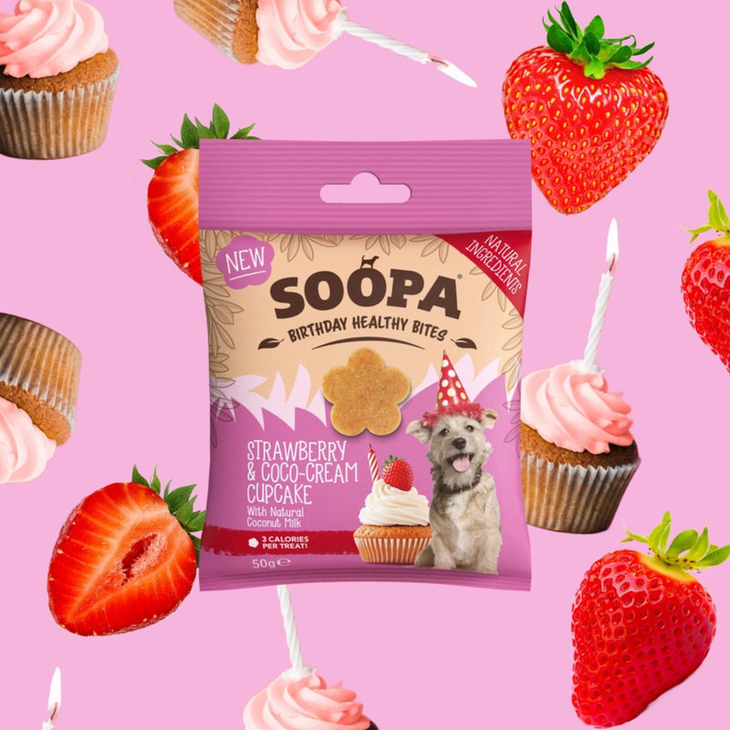 Strawberry & Coco-Cream Cupcake Healthy Bites