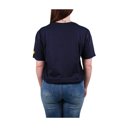 Women's 'Crazy Dog Lady' T-Shirt - Printed Slogan With Paw Design