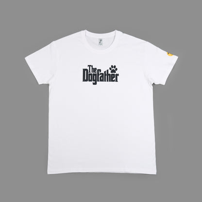Men's 'THE DOGFATHER' T-Shirt - Paw Print Design