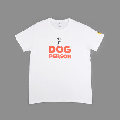 Unisex 'Dog Person' T-Shirt - Dog Graphic Print Design