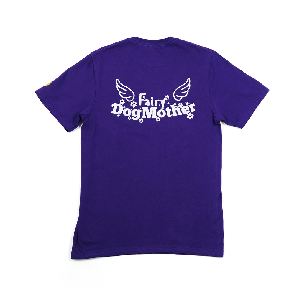 Women's 'Fairy Dogmother' T-Shirt - Fairy Wings Print Design On Back